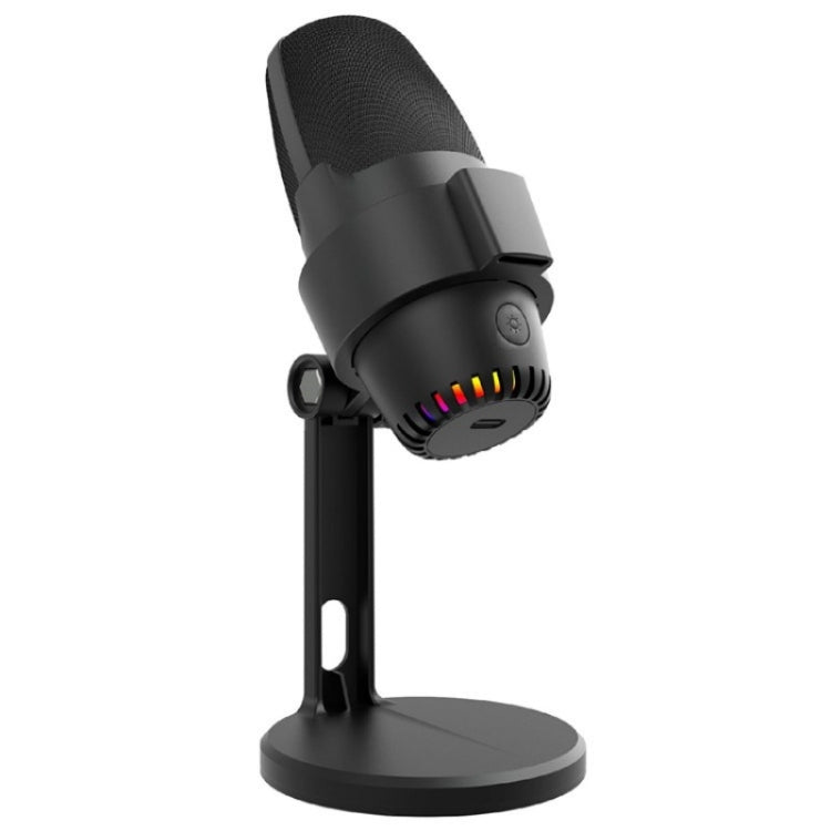Microfono USB ME9 Microfono da tavolo ENC con riduzione del rumore e luce RGB, ME9 Microfono USB ME9 Microfono da tavolo ENC con riduzione del rumore e luce RGB, ME9